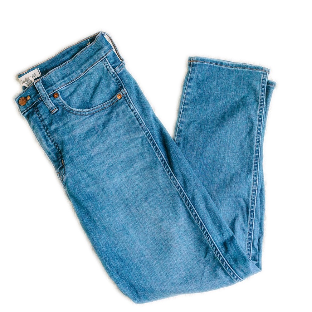 Madewell Stovepipe  Straight Leg Jeans in Medium Wash Size 8P